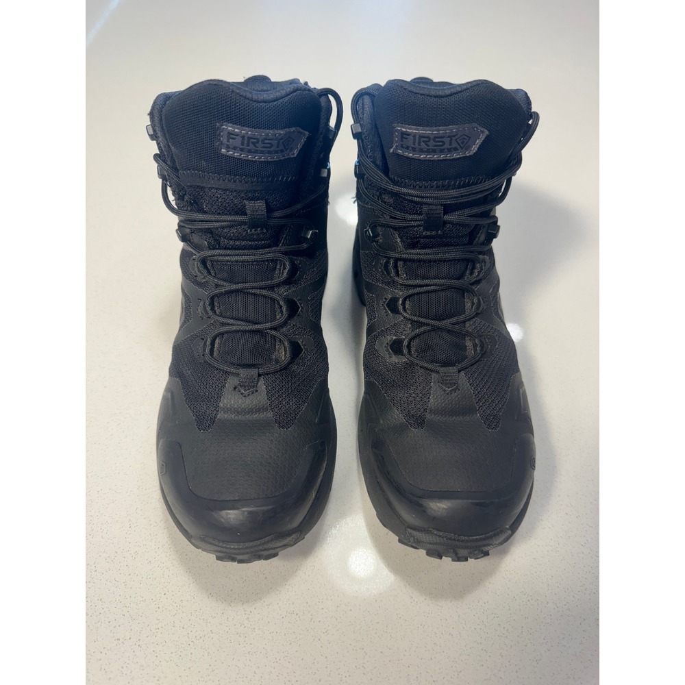 First Tactical Operator Boots Mens Size 10 Black Excellent Waterproof Side Zip